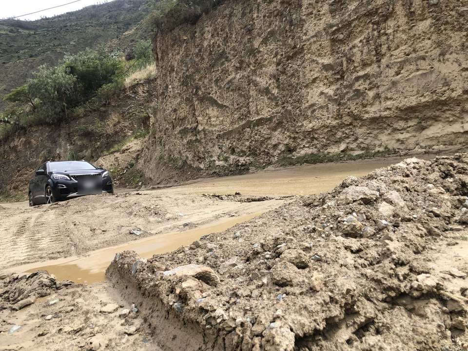 前往瓦恩塔途中,1月18日:一月是山区的雨季,一看便知。